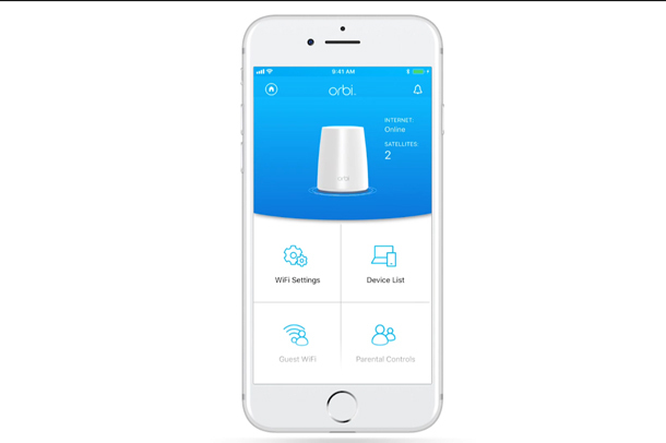 Reset Orbi Mesh Via the Orbi App​