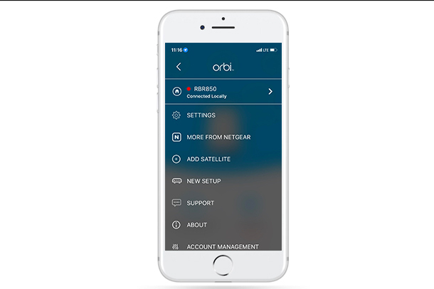 Factory Reset Orbi Mesh Via the Orbi App​